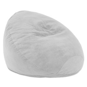 Jaxx Koku Bean Bag - Velvish/Turbo, Grey