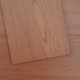 VEVOR Self Adhesive Vinyl Floor Tiles 36 x 6 inch, 36 Tiles 2.5mm Thick Peel & Stick, Deep Brown Wood Grain DIY Flooring for Kitchen, Dining Room