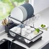 Kitchen counter large utensil drying rack, detachable large capacity utensil drying rack with utensil rack