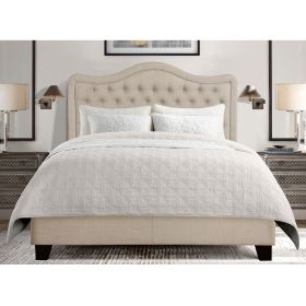 Queen Bed Headboard Beige