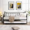 Daybed with trundle, BLACK