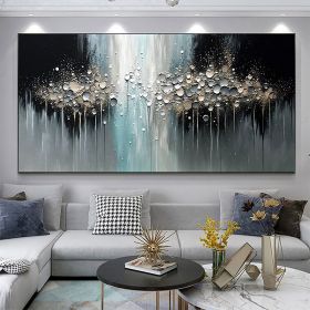 Handmade Oil Painting Abstract Texture Oil Painting On Canvas Large Wall Art Original White Painting Minimalist Art Custom Painting Modern Living Room (size: 150x220cm, Style: 01)