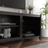 WESOME TV Stand Storage Media Console Entertainment Center with 2 Doors, Multiple Colors