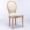 French Style Solid Wood Frame Dining Chair,Set of 2