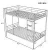 Twin Over Twin Metal Bunk Bed